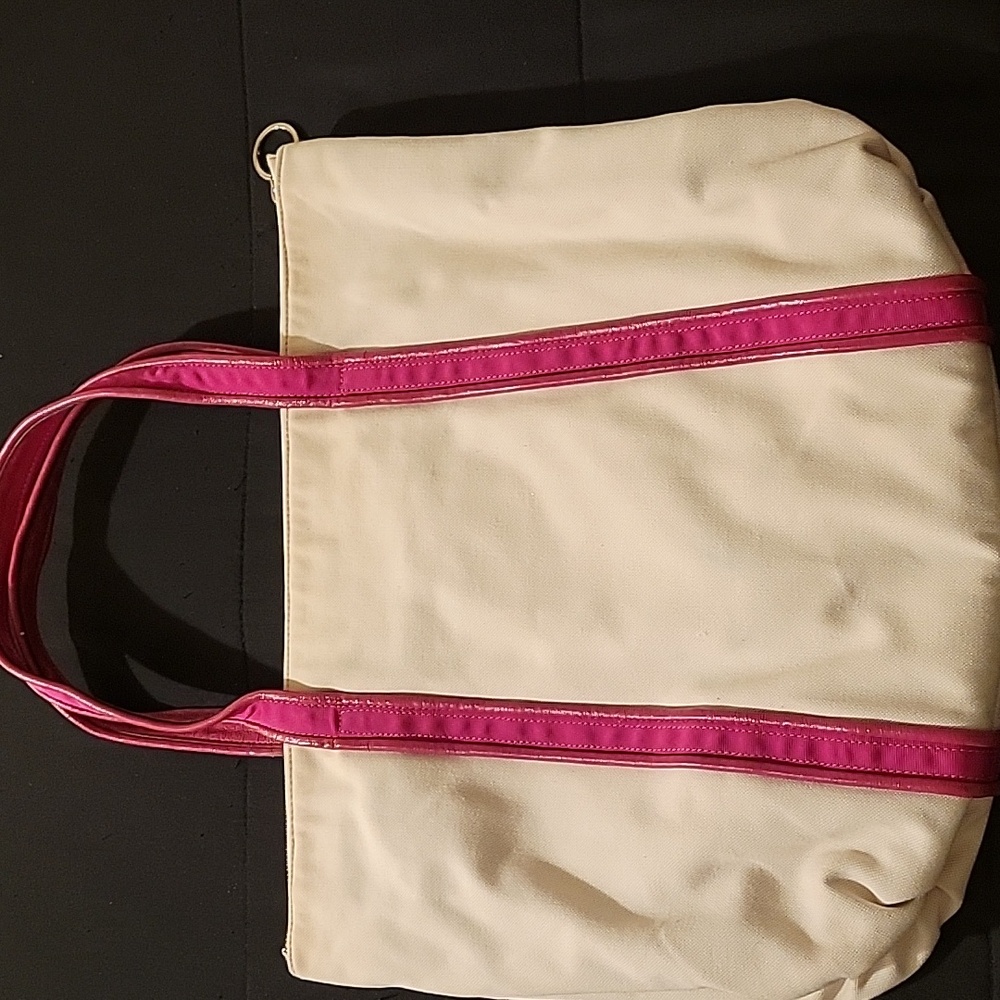 Coach Rare Multicolor Sequin, Metalic, and Mosiac Leather Butterfly Canvas Tote - Picture 4 of 17